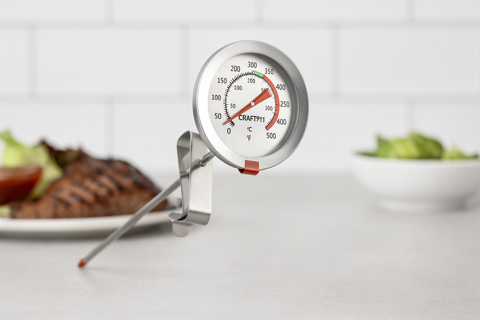 Deep Fry Thermometer with Pot Clip